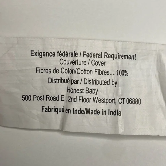 The Honest Company Baby Organic Cotton Light Filled Reversible Wearable Blanket - Picture 10 of 14